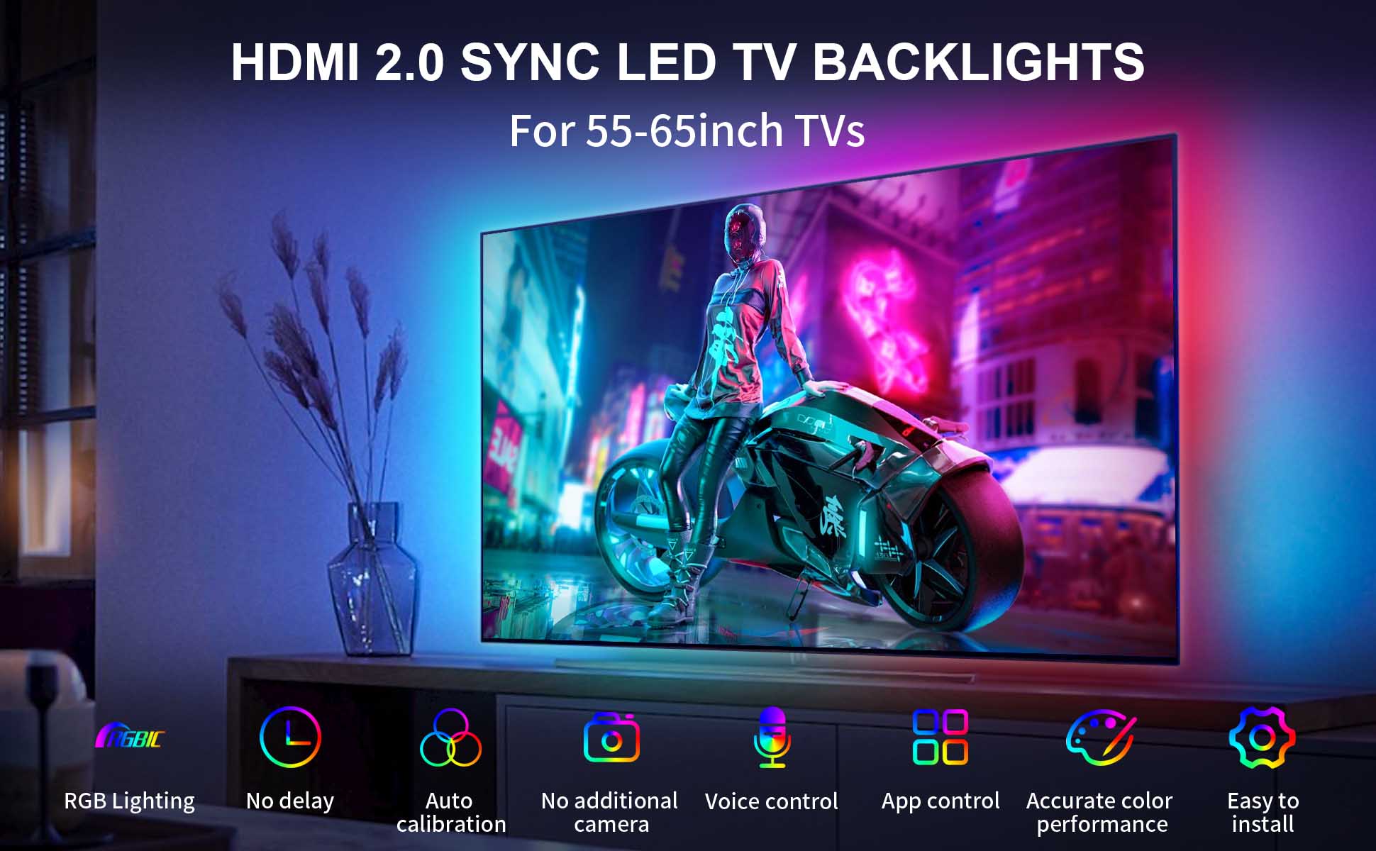 APPECK TV Immersion LED Backlight-inch