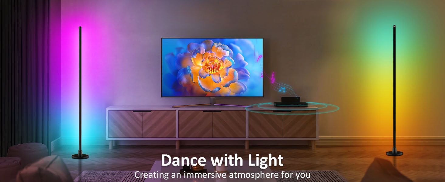 Appeck LED Floor Lamp-Music Mode