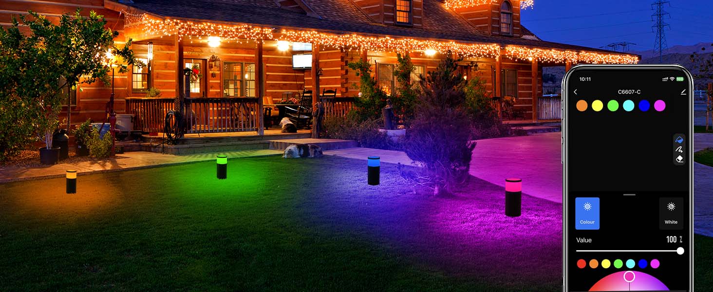Appeck Outdoor Pathway Lights-RGB