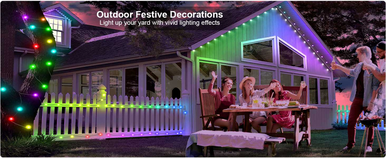 Appeck Permanent Outdoor Lights-party