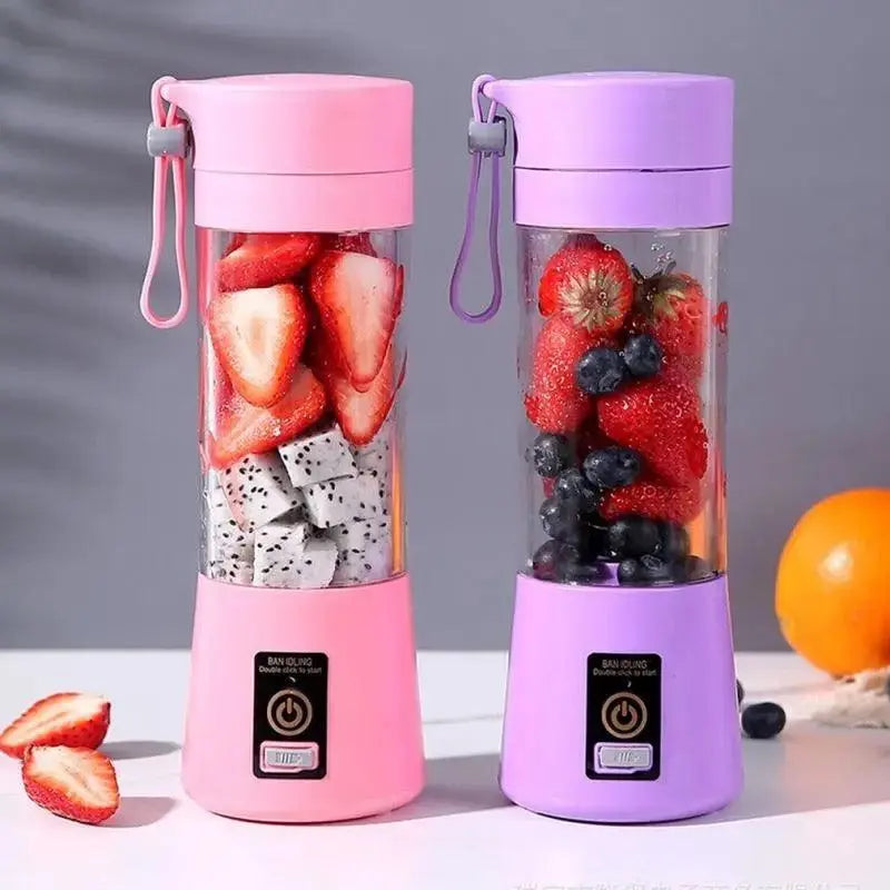 Portable Blender Mini Mixer Electric Juicer Machine Fresh Fruit Juice –  Moataz's