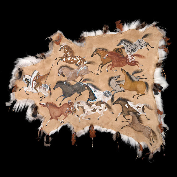 Hand Painted Hides Caribou Hides Painted Hides Painted Animal Skin