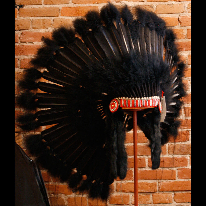 black indian headdress