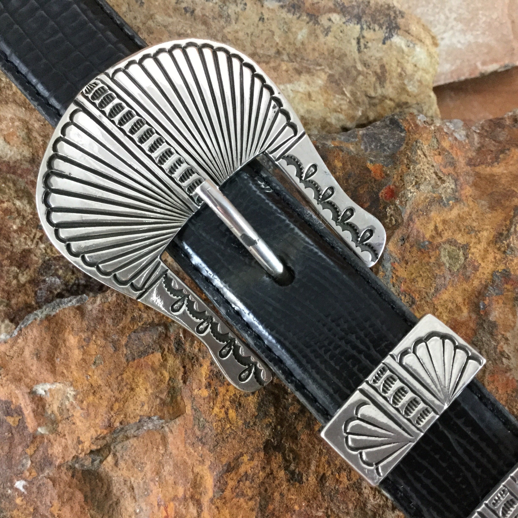 sterling silver ranger belt buckles