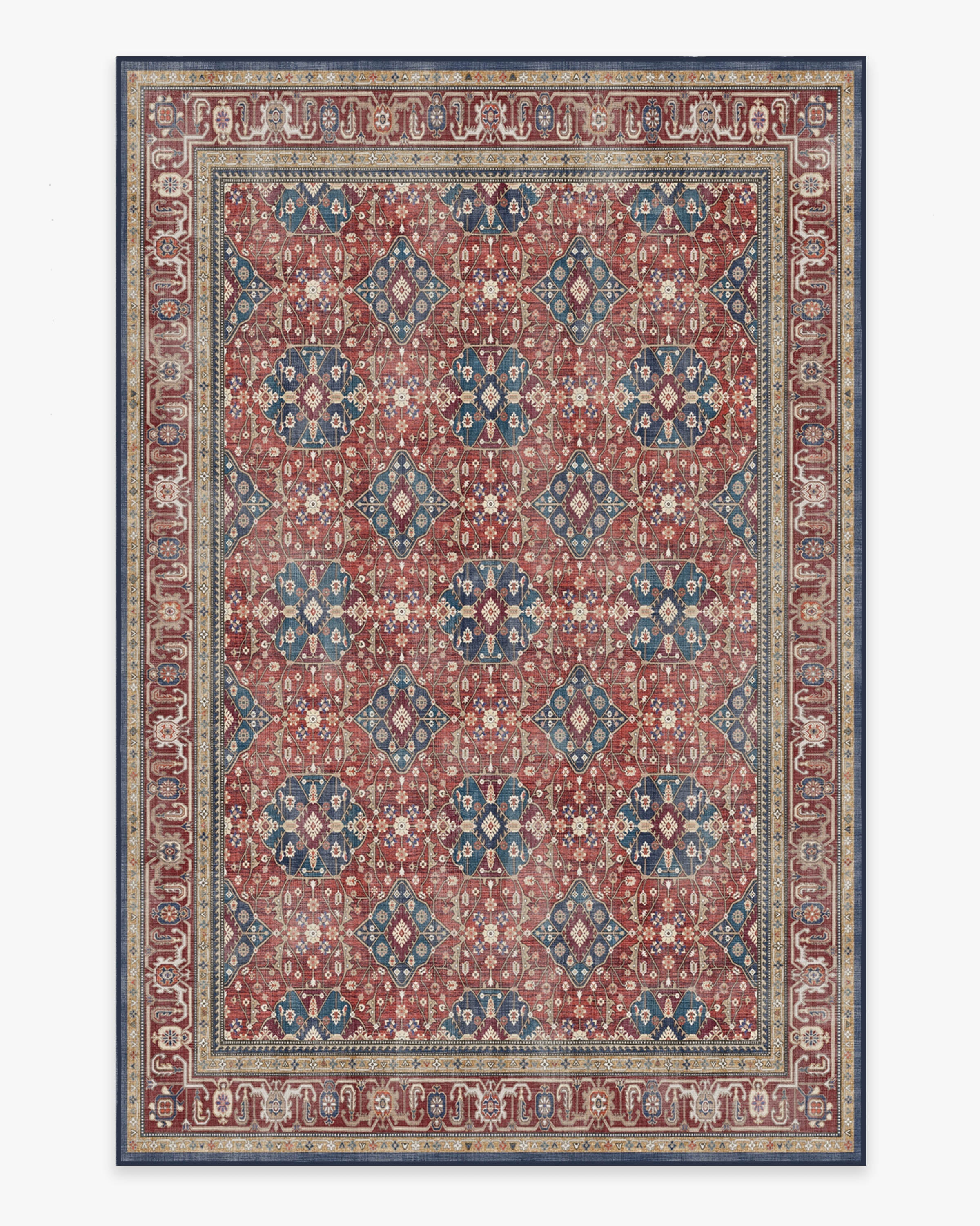 Alessia Royal Red Rug