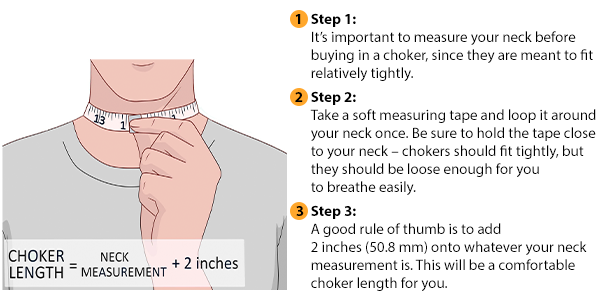 This picture shows how to measure Men's Neckwear size by SPORTIFY.PRO.