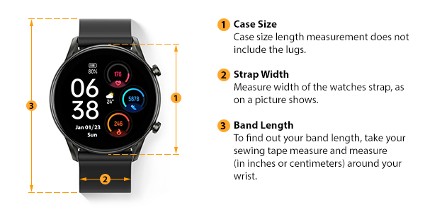 how to measure watch size