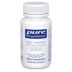 Pure Encapsulations, Beta Carotene (with Mixed Carotenoids) 90 Softgel Capsules