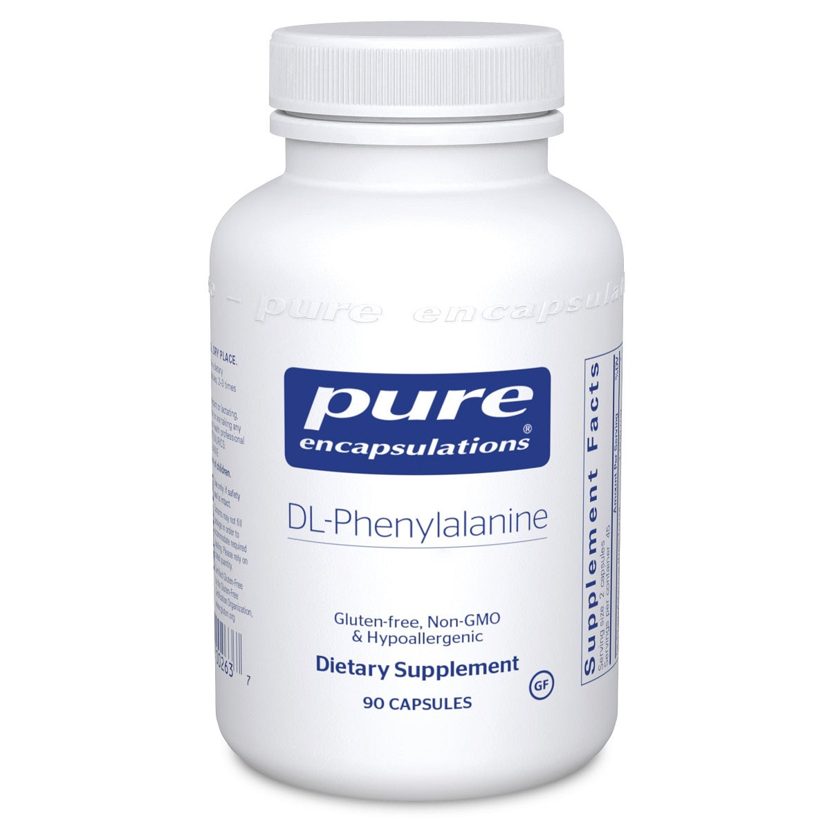 Image of Pure Encapsulations, DL-Phenylalanine 90 and 180 Capsules