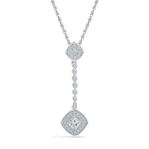 Dazzling Drop Diamond Pendant @ Radiant Bay