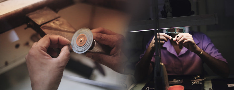 Filing and polishing- Jewellery Manufacturing Process