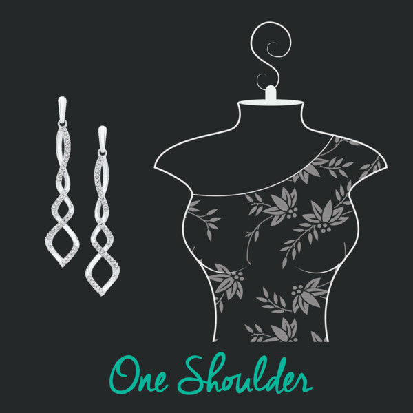 how to accessorize your neckline- one shoulder