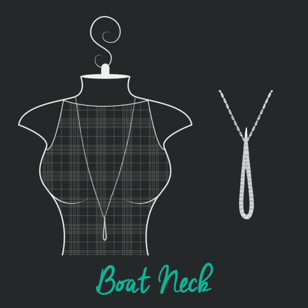 how to accessorize your neckline- boat neck