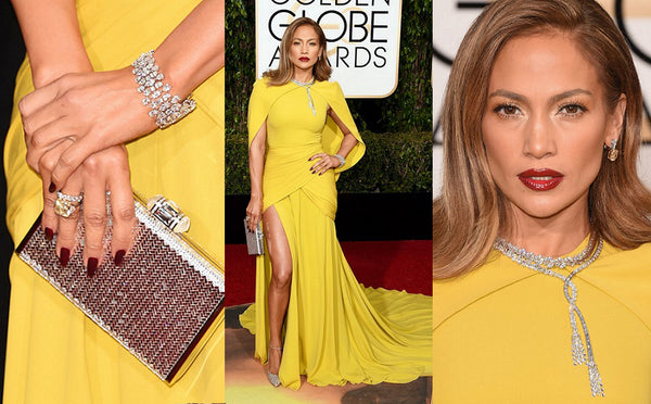 Top 10 pieces of jewellery at the Golden Globes 2016- Jennifer Lopez
