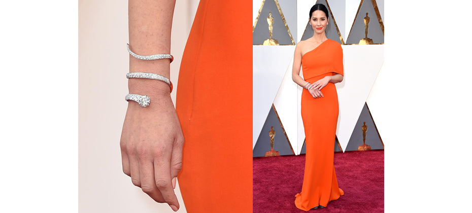 Olivia Munn- top jewellery at the 2016 Oscars