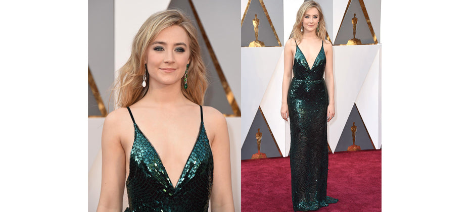 Saoirse Ronan- top jewellery at the 2016 Oscars