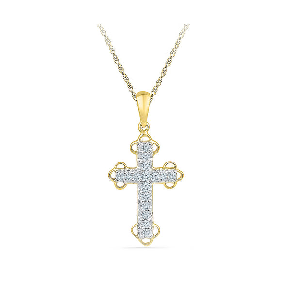 Bejeweled Cross Diamond Pendant | Radiant Bay