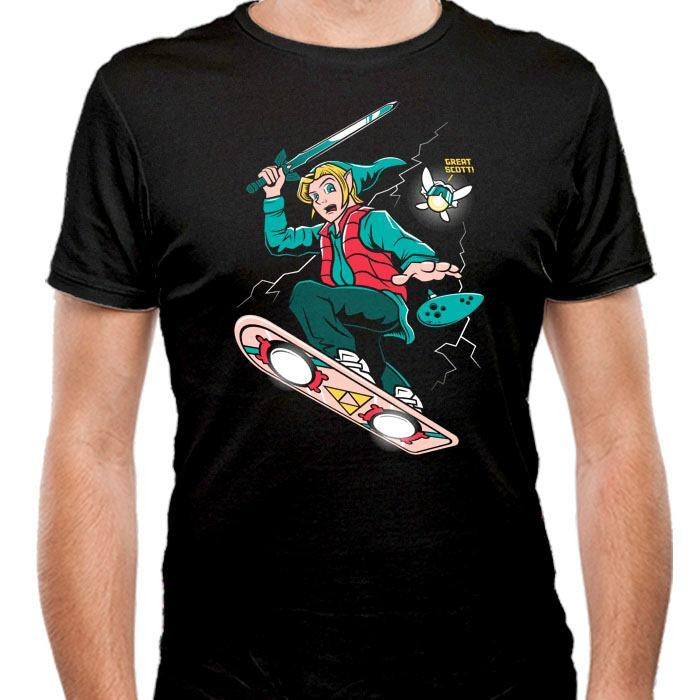 A Link to the Future - Men's Fitted T-Shirt | We Heart Geeks