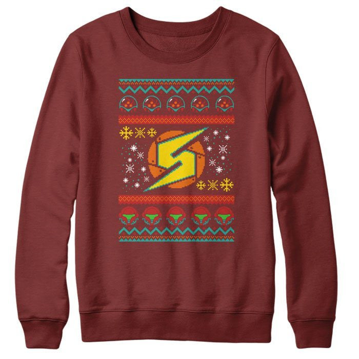 A Metroid Christmas - Sweatshirt | We Heart Geeks