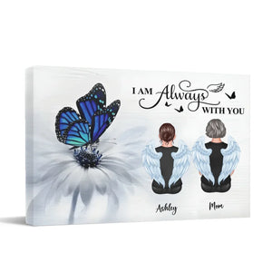 Custom Memorial Canvas Art - Personalized Name & Character Image, Unframed Decorative Painting - Thoughtful Gifts for Loved Ones, Family, Friends - Giftstail