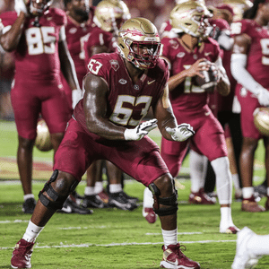 FSU Football Offensive Tackle Jeremiah Byers member of The Battle's End Florida State's NIL Collective