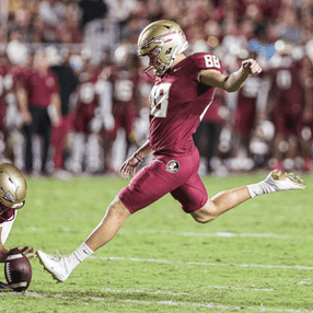 FSU Football Kicker Ryan Fitzgerald member of The Battle's End Florida State's NIL Collective