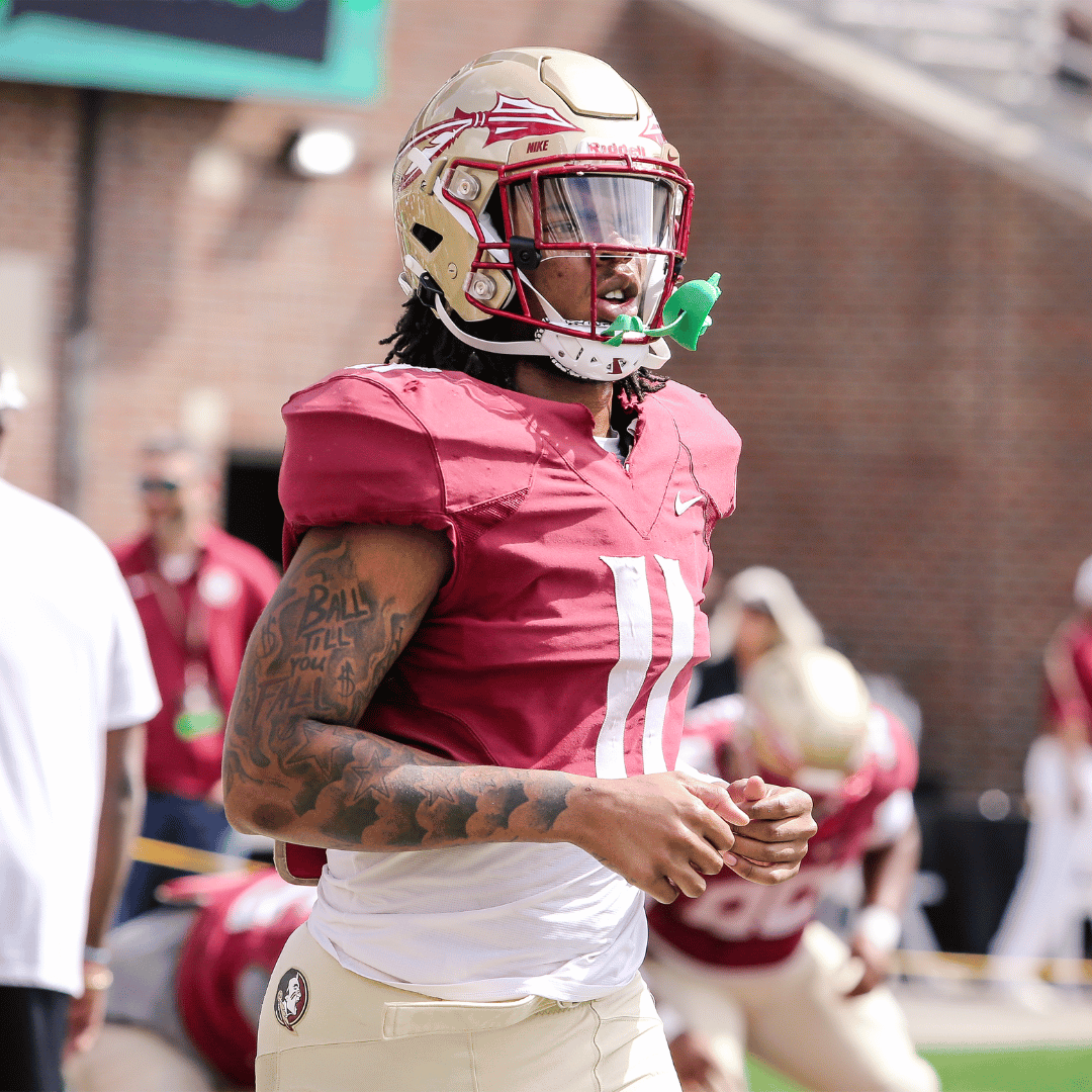 FSU Football Defensive End Patrick Payton member of The Battle's End Florida State's NIL Collective
