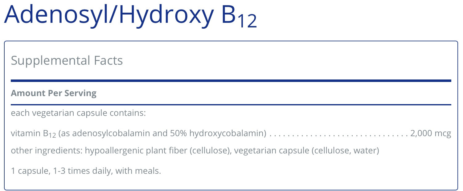 Adenosyl/Hydroxy B12