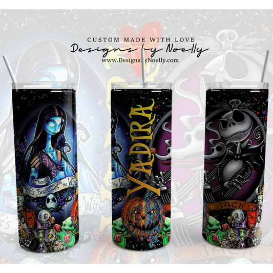 Customized 20oz Sublimation Tumbler with straw – Fancy Nancy's Creations