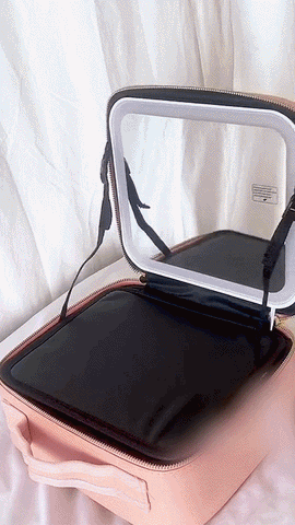 Smart LED Makeup Case with Mirror – ZMILE