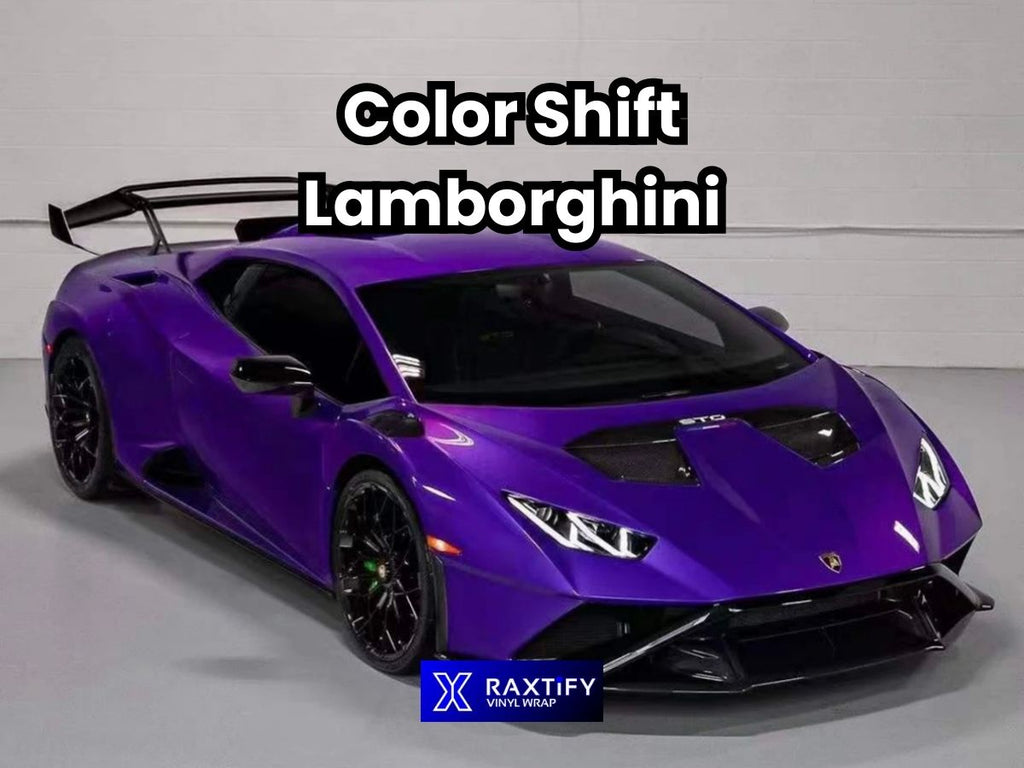 color shift vinyl wraps for lamborghini | RAXTiFY blog