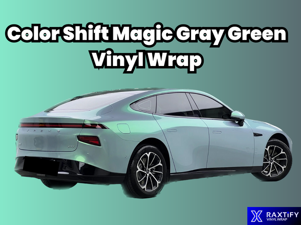 Color Shift Magic Gray Green Vinyl Wrap