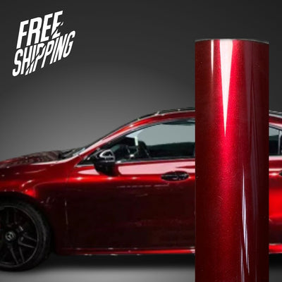 Gloss Metallic Rufous Red Vinyl Car Wrap – RAXTiFY