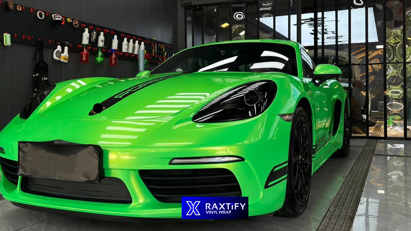 color shift neon gold green car wrap