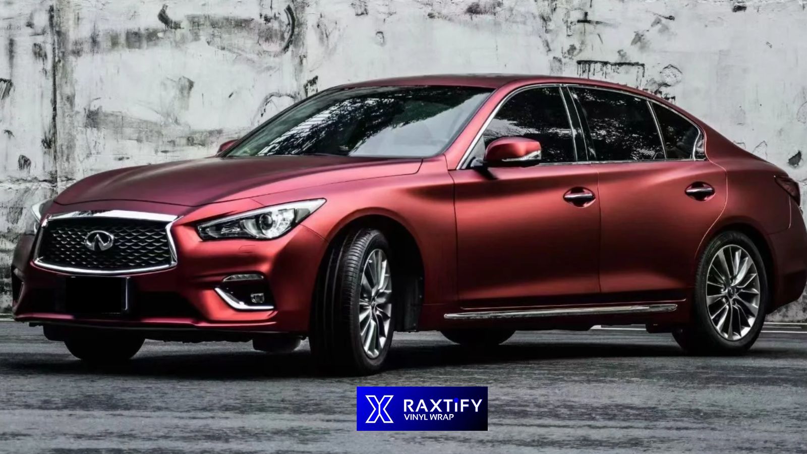 Textured Finishes on Infiniti Q50 Wrap