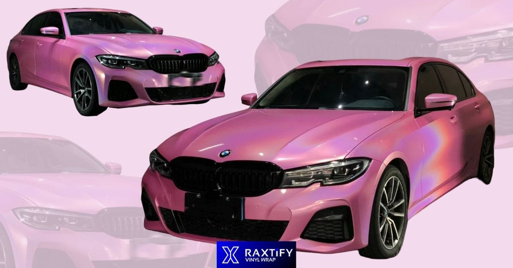 Laser Gloss Pink Vinyl Wrap