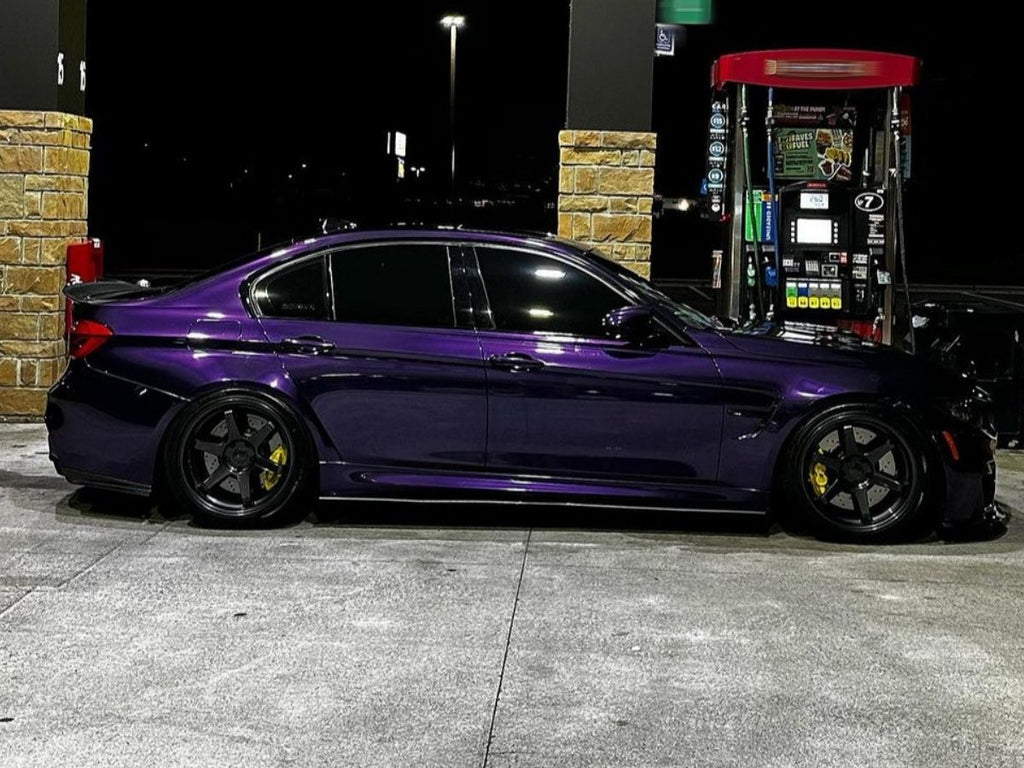 Gloss Metallic Midnight Purple Vinyl Wrap