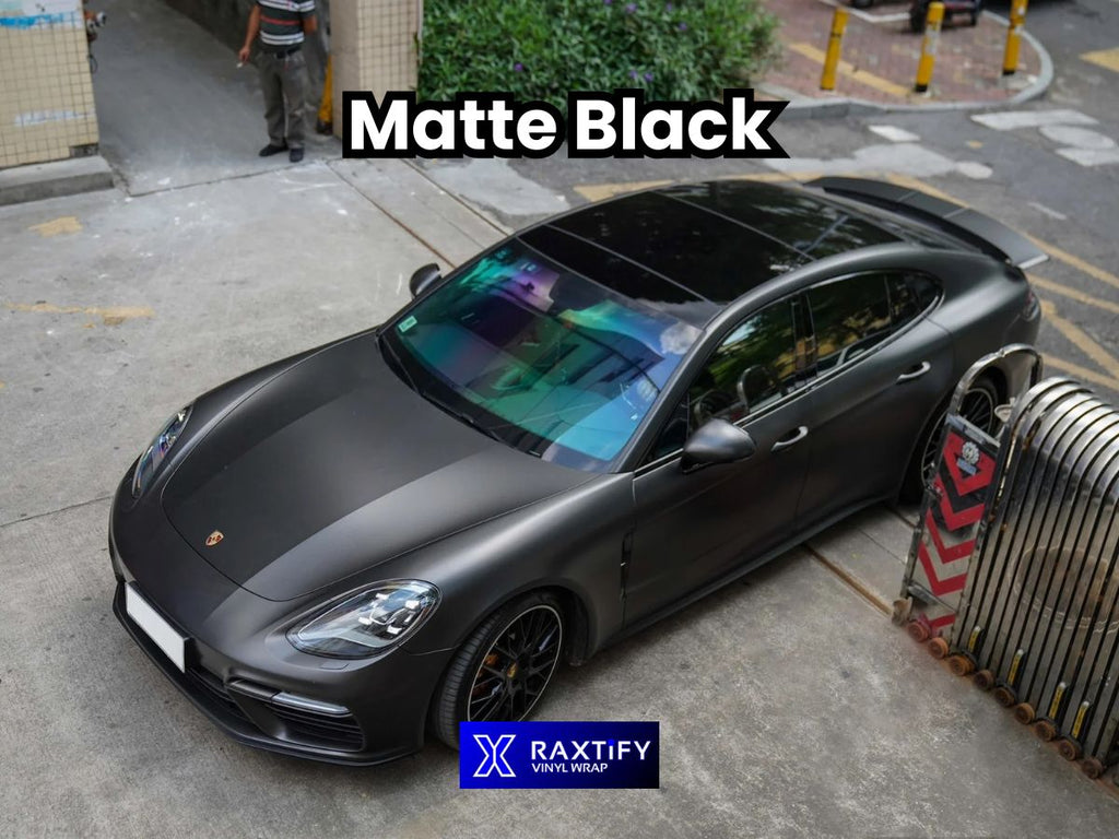 Matte black vinyl wrap | RAXTiFY