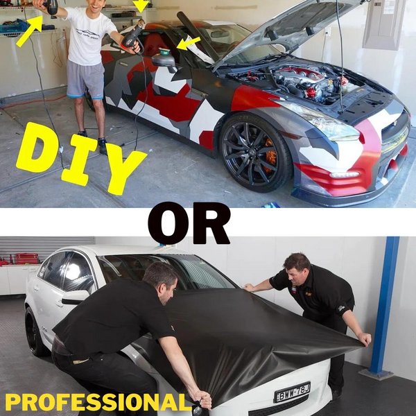 DIY or Professional Car Wrapping?