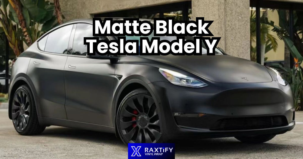 Matte Black Wraps For Tesla Model S, Model 3 And Model Y – RAXTiFY