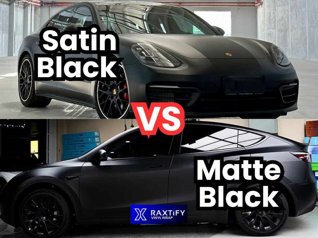 Satin Black vs Matte Black | RAXTiFY blog