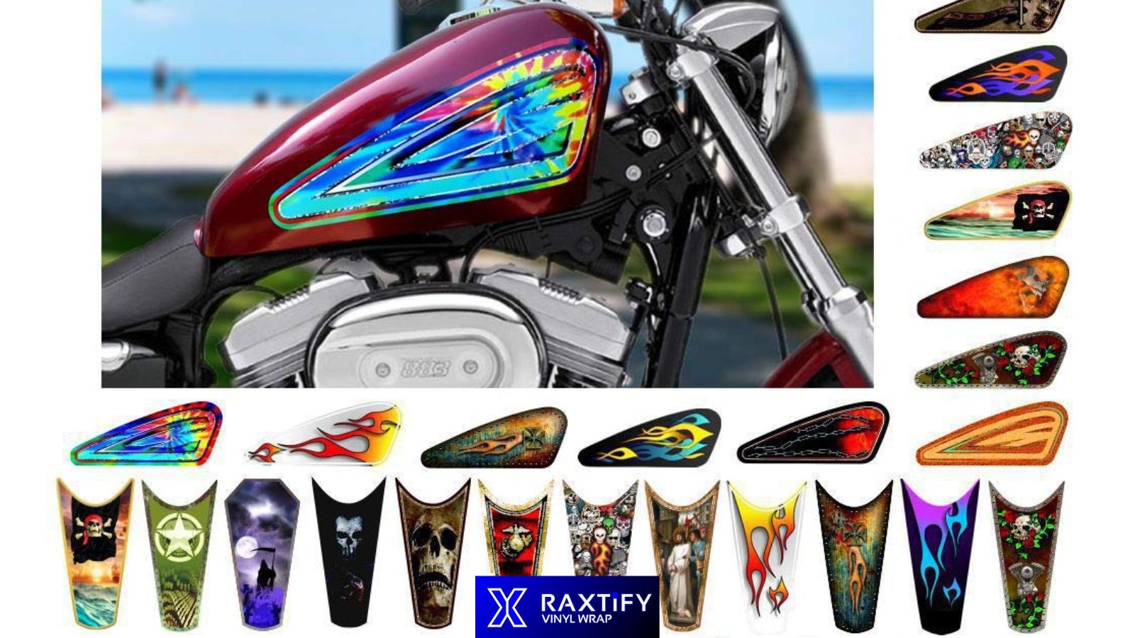 selecting a wrap for your motorcycle tank