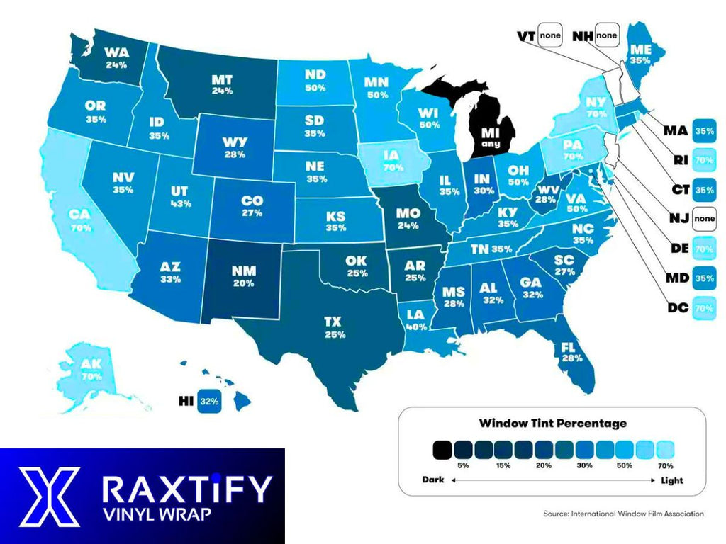 How Dark Can You Tint Your Window? Window Tint Laws In All States