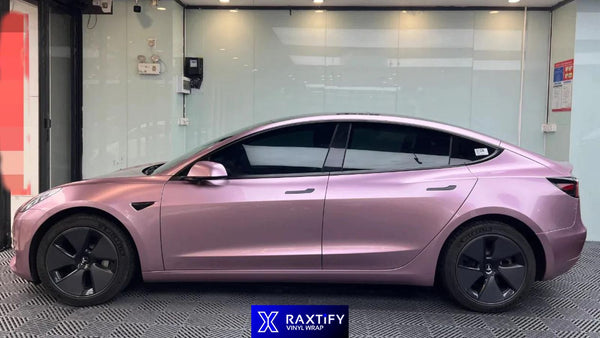 Gloss Metallic Rose Vinyl Wrap