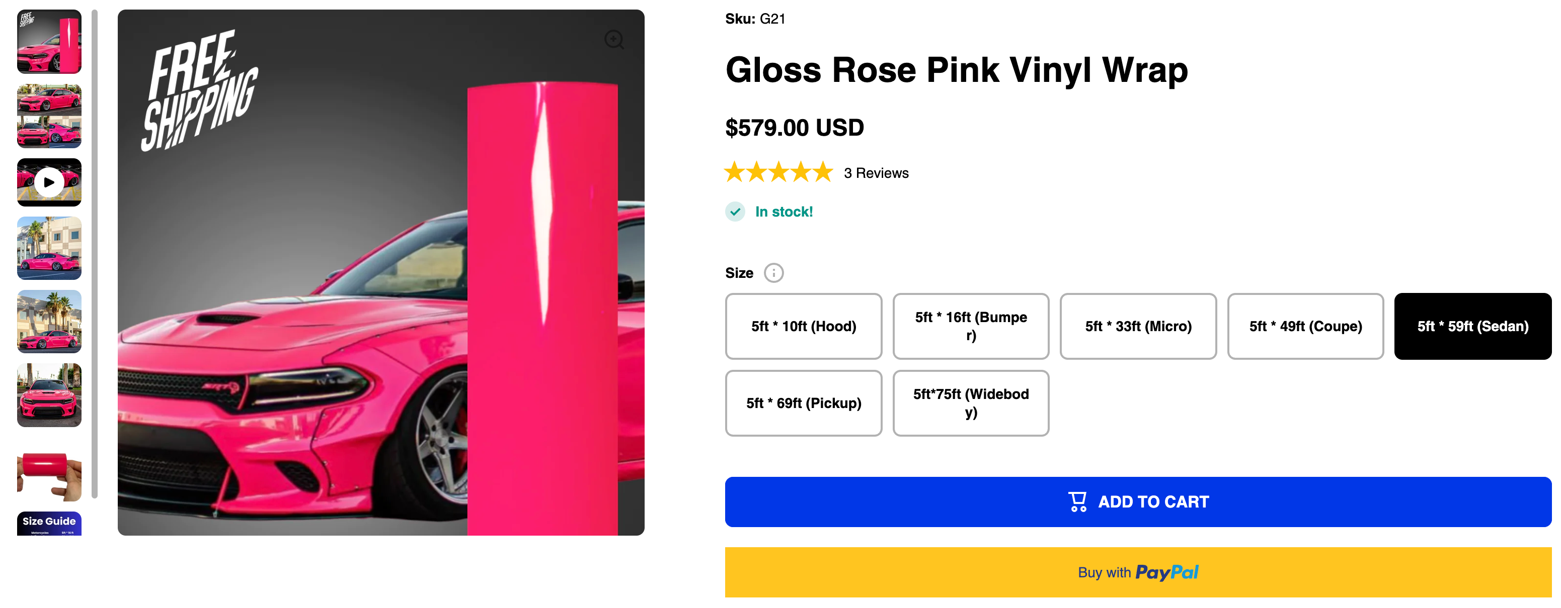 gloss rose pink vinyl car wrap by RAXTiFY