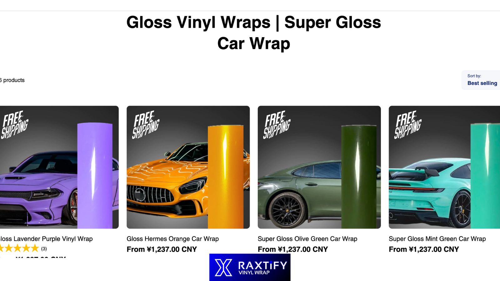 Raxtify Gloss car wrap