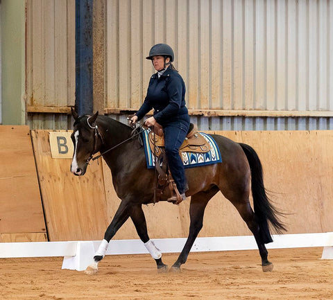 Adding pole dressage patterns into the training and education of my horses has been so beneficial for them and me. 