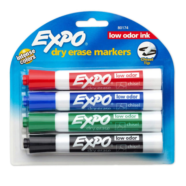 Dry Erase Markers Bulk Pack of 60 (12 Vibrant Colors), Chisel Tip