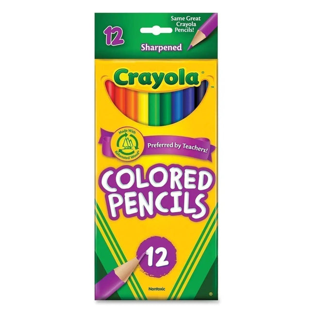 Colored Pencils 7 inch 12 count box Crayola, Pala Supply Company