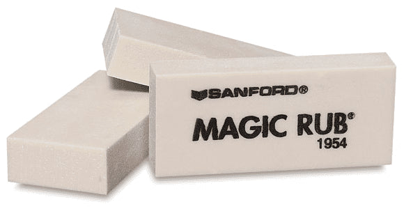 Magic rub eraser white each Brand: Sanford, Pala Supply Company